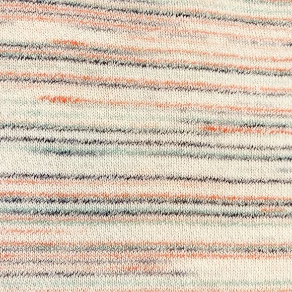 Talbots Featherweight Fleece Zip Hem‎ Pullover Space Dye Stripe Petite (Size L) - Picture 11 of 14